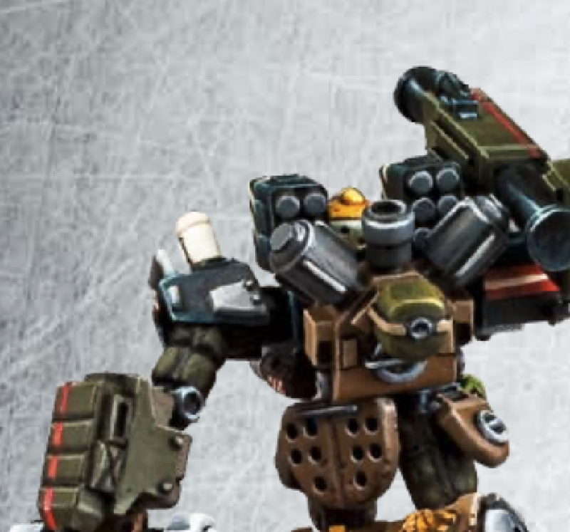 Close view of painted Koala showing rear-mounted parachute canister