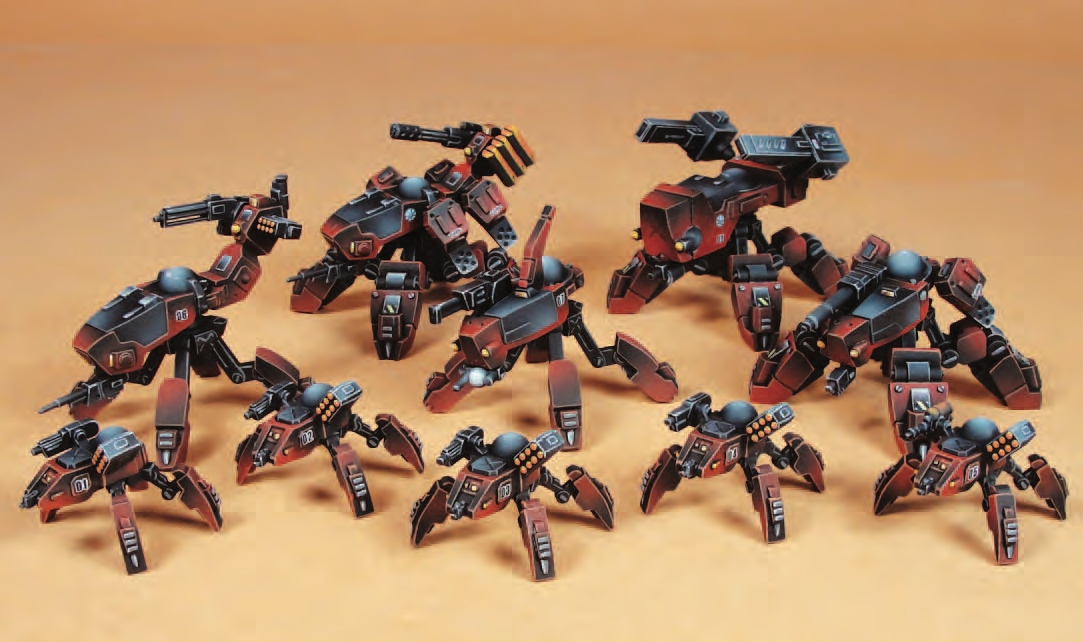 Caprice Army Box (DP9-9343) Plastic Miniatures All Painted.