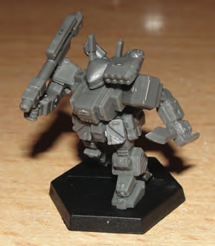 Glue arms on torso in desired pose.