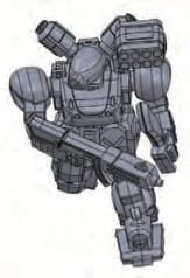 Jager with running pose right leg used & special right arm.