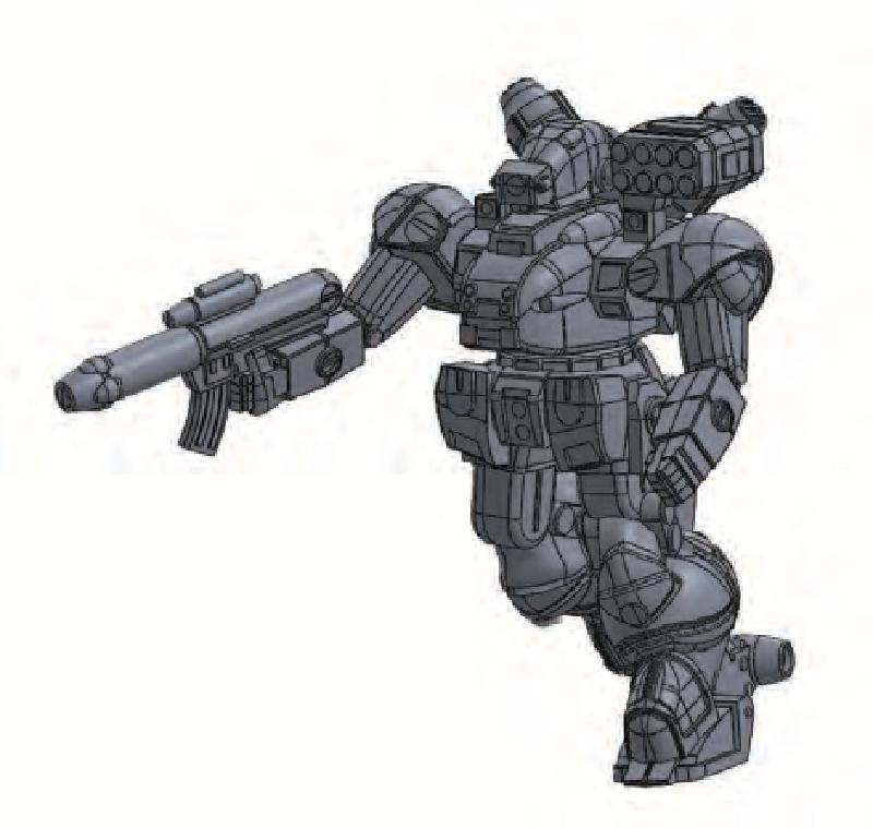 Black Mamba with Running Pose Legs