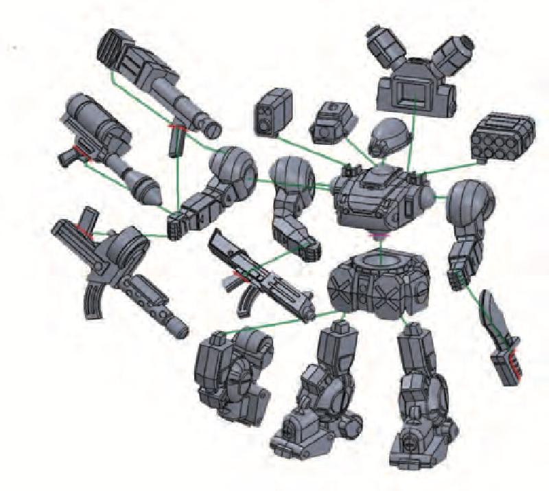 Jager Exploded Parts View