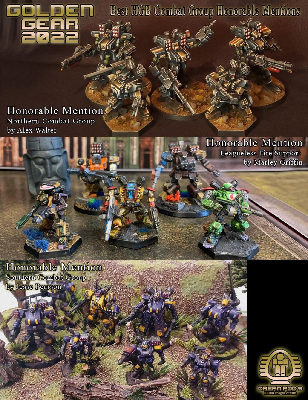 Golden Gear 2022 Painting Competition Winners and Honorable Mentions!